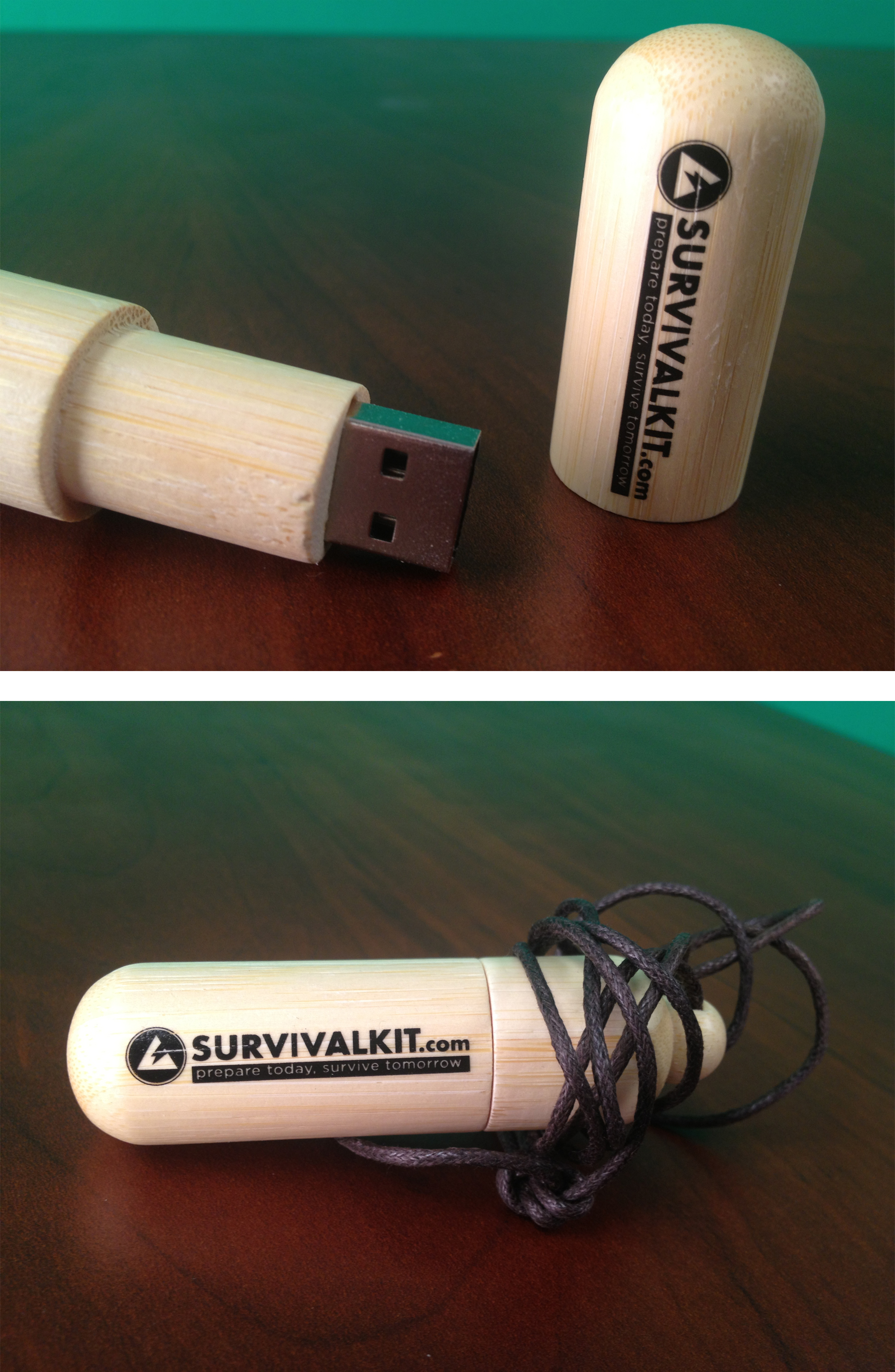 bamboo flash drive