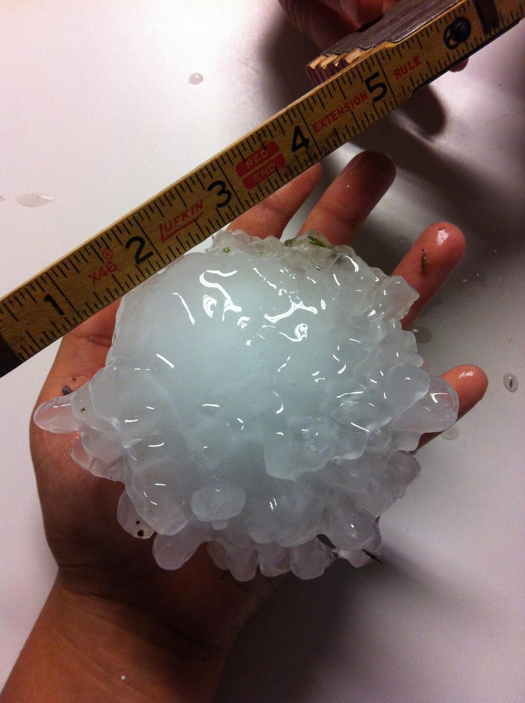 Giant Hail Photo