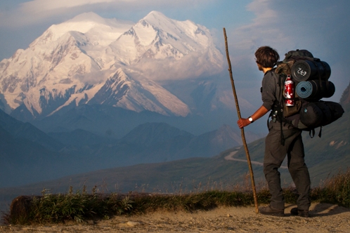 mountain hiker