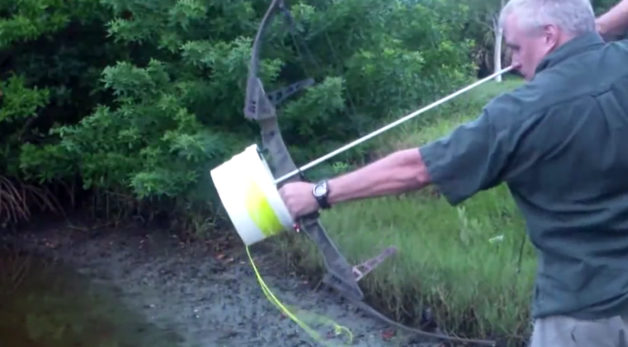 Homemade Bowfishing Reel – Shoot Through Style –